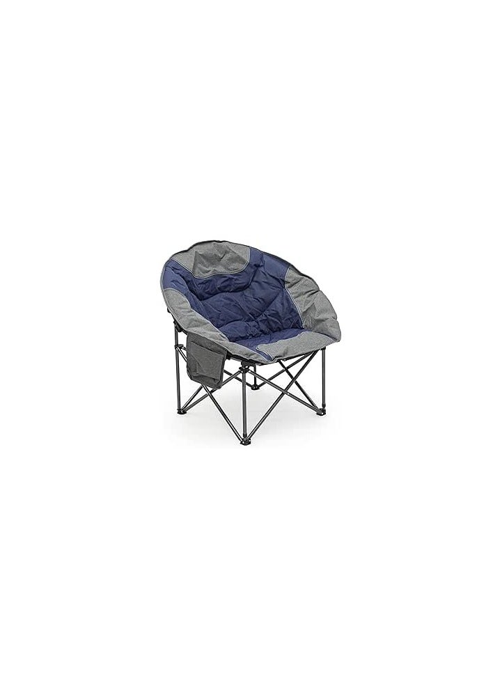 Home Furniture New Modern Desgin Camping Chair And Pockets, Beach Chair, Garden Chair Mh-1108-Cupholder With Comfortable Tilted Back-Carry Bag For Indoor Outdoor Travelling (Grey)