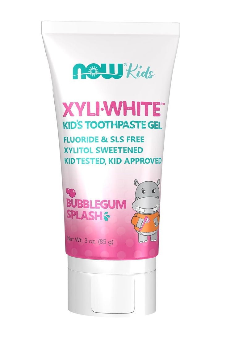 Foods Solutions, Xyliwhite Toothpaste Gel for Kids, Bubblegum Splash Flavor, Kid Approved,Packaging May Vary 3-Ounceounce