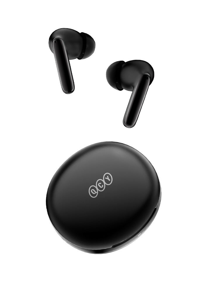 T13 ANC 2 Truly Wireless ANC Earbuds With Noice Cancellation, 30 Hours Long Battery Life, 5.3 Bluetooth Multipoint and Stable Connections - Black