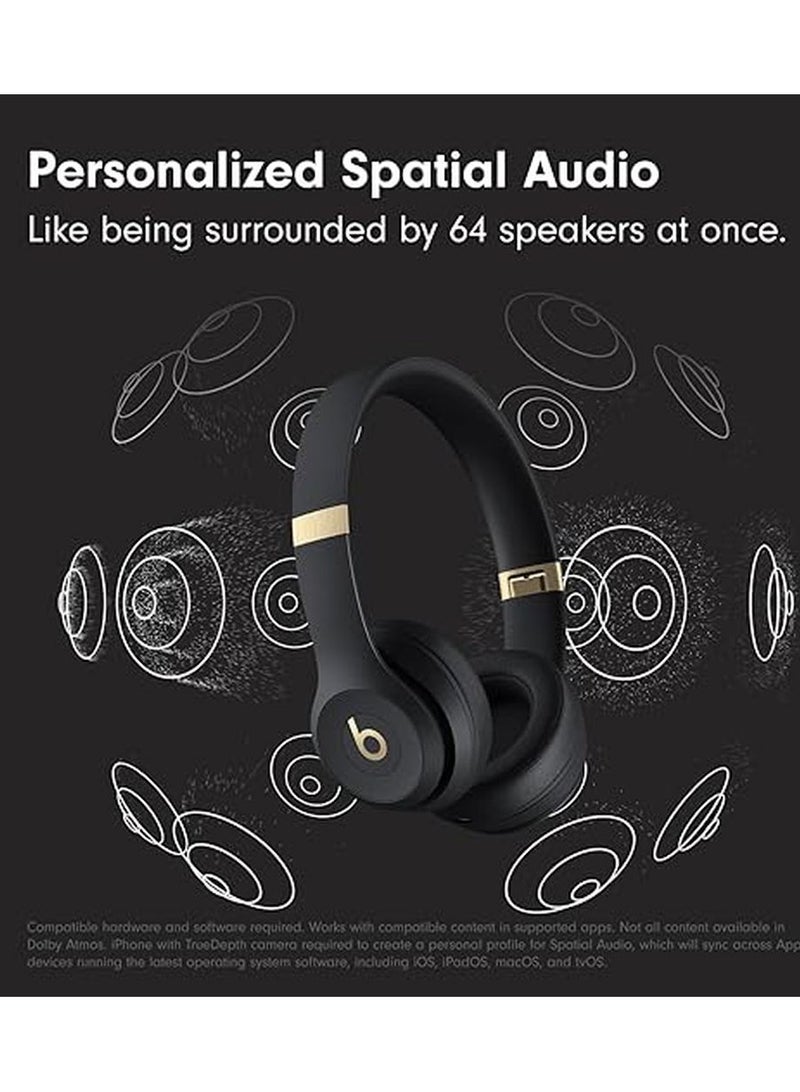Solo 4 On-Ear Wireless Headphones / Comfortable and Durable / Ultra Light / USB-C or 3.5 mm Audio Cable - Black/Gold