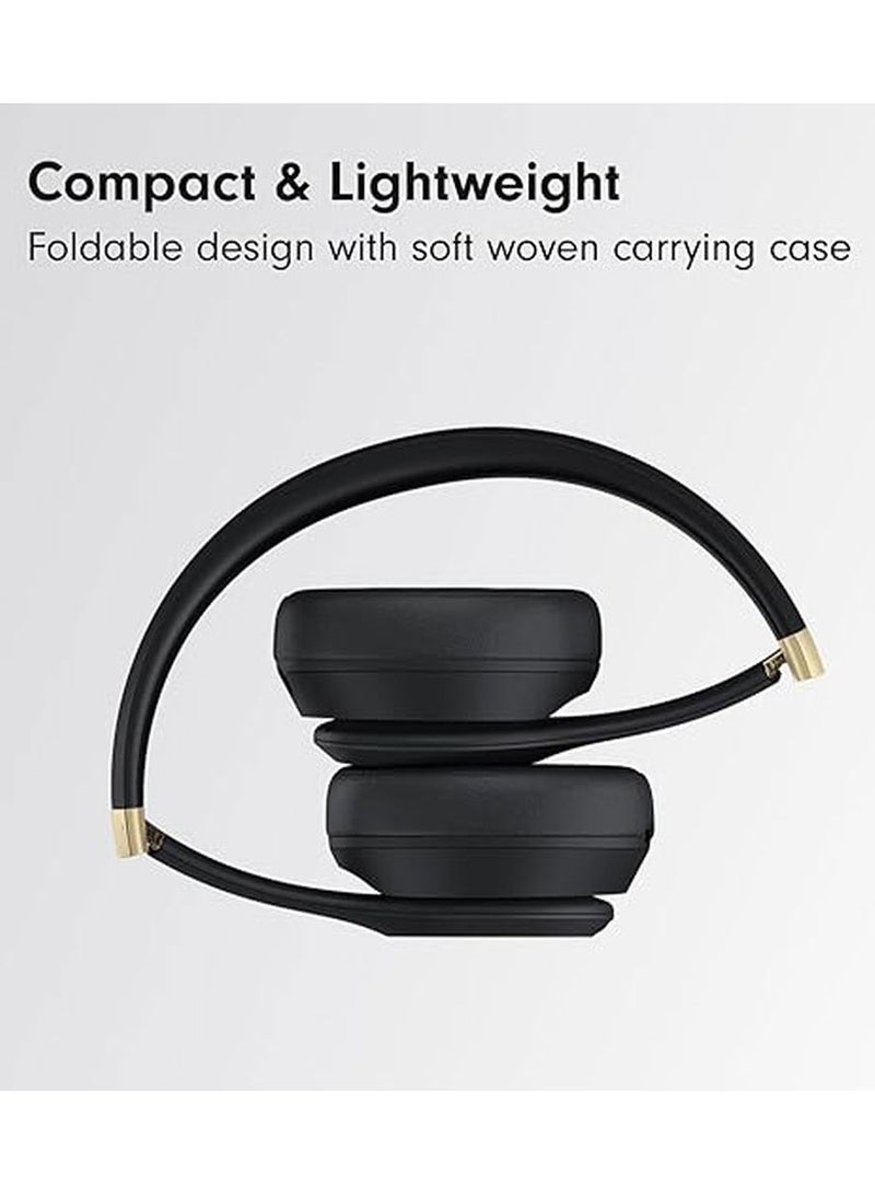 Solo 4 On-Ear Wireless Headphones / Comfortable and Durable / Ultra Light / USB-C or 3.5 mm Audio Cable - Black/Gold