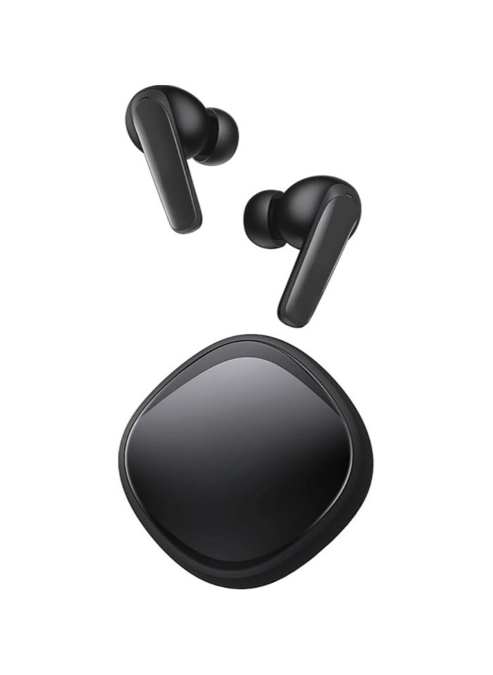 T13X TWS Wireless Earbuds With 5.3 Bluetooth Connectivity Technology Four Microphones With ENC Noise Cancellation IPX4 Water and Sweat Resistance Easy Touch Controls & Long Battery Life - Black