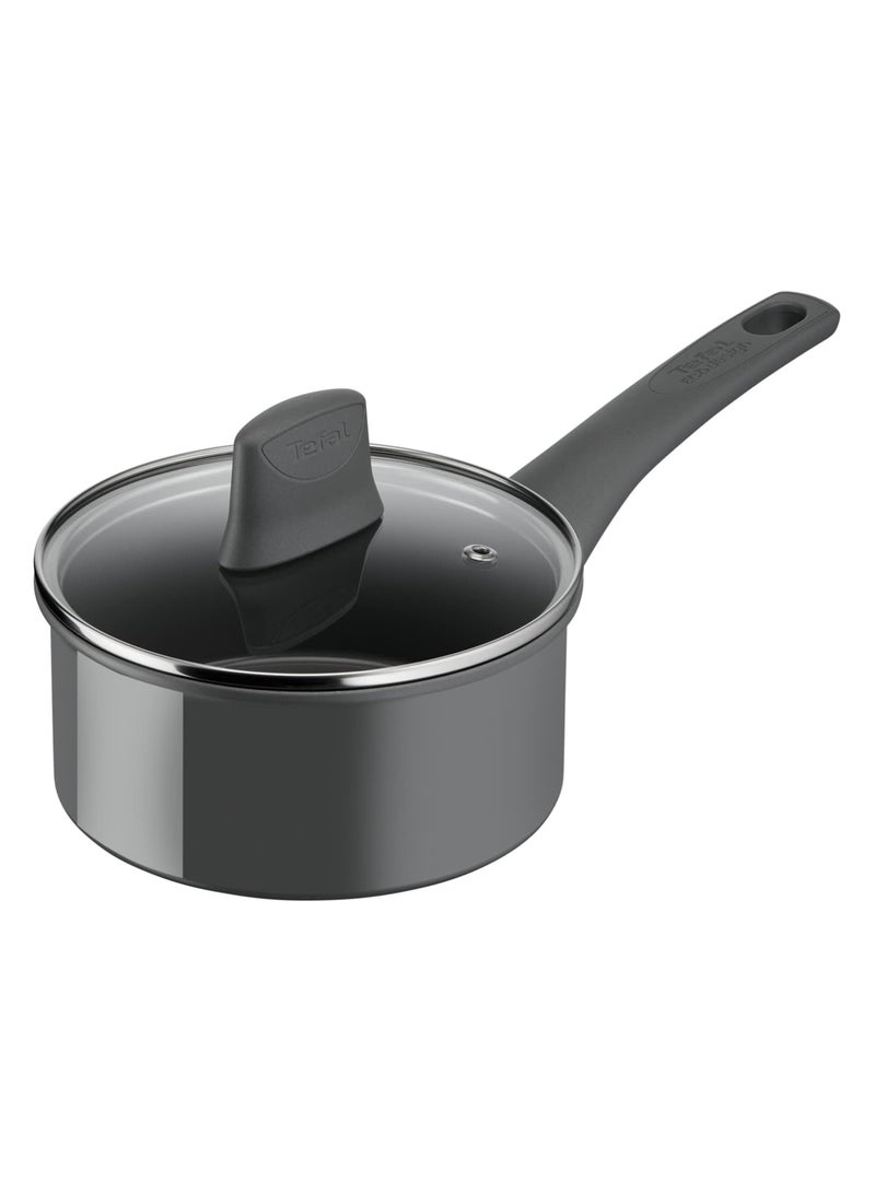 Renewal Non Stick Ceramic Coating Saucepan Black 1.4Liters