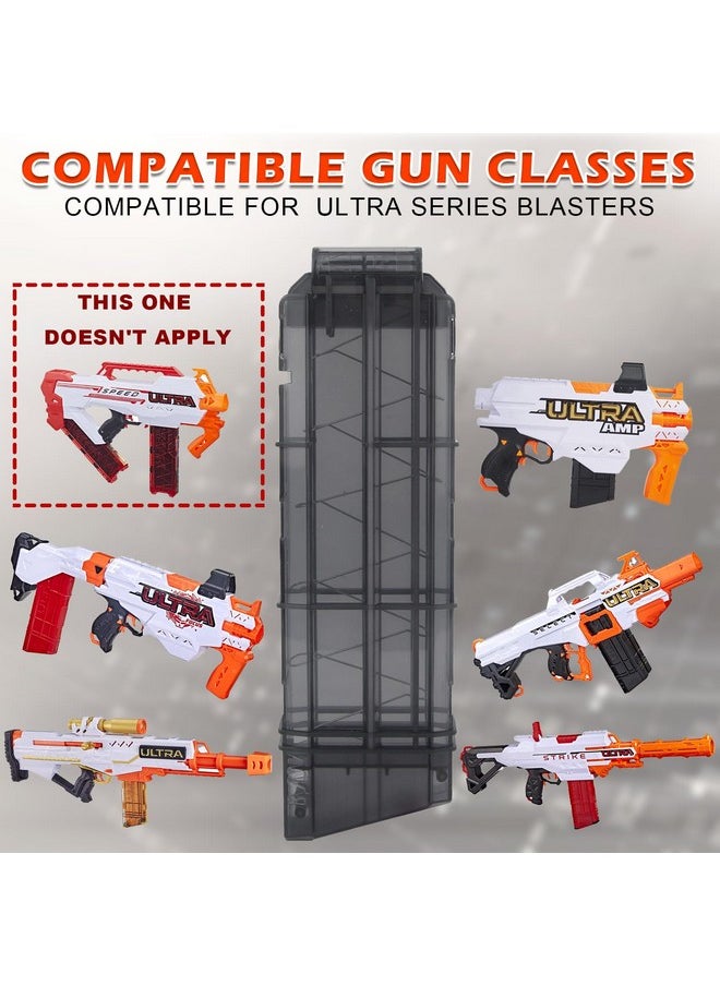 4 Pack 12-Darts Quick Reload Clips Compatible For Nerf Ultra Series Magazine Toy Gun