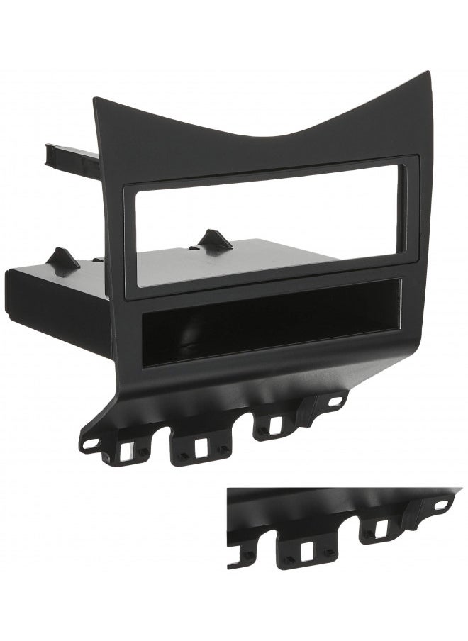 Scosche HA1573B Compatible with 2003-07 Honda Accord DIN w/Pocket Dash Kit Black; Lower Dash Kit Black