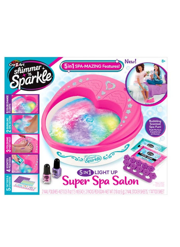 Shimmer 'N Sparkle - 5-in-1 Light Up Super Spa Salon