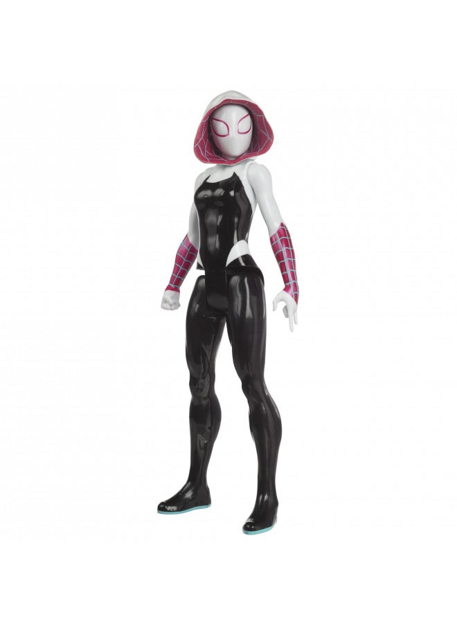 Marvel Spider-Man Spider-Gwen Toy, 12-Inch-Scale Spider-Man: Across The Spider-Verse Action Figure, Marvel Toys for Kids Ages 4 and Up