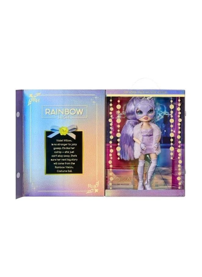 RAINBOW HIGH Vision Costume Ball Doll - Fashion Collectors Doll - 11 inch (Violet Willow)