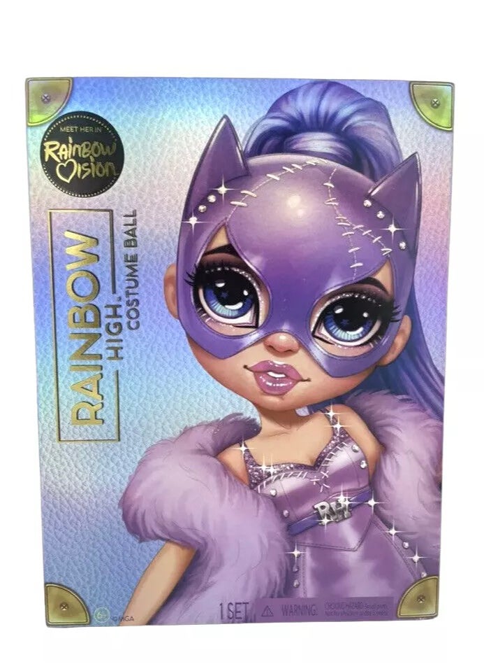 RAINBOW HIGH Vision Costume Ball Doll - Fashion Collectors Doll - 11 inch (Violet Willow)