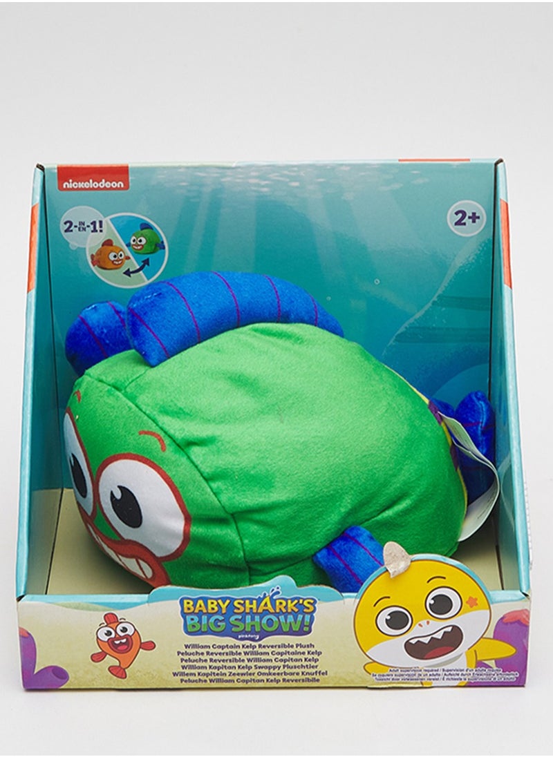 Nickelodeon-Baby Shark Reversible Plush Green Color