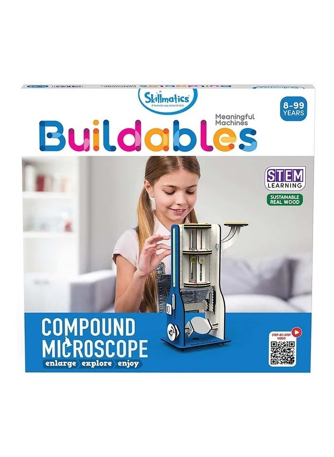 Buildables Compound Microscope – Learn About Refraction, Magnification And Magic of Lenses