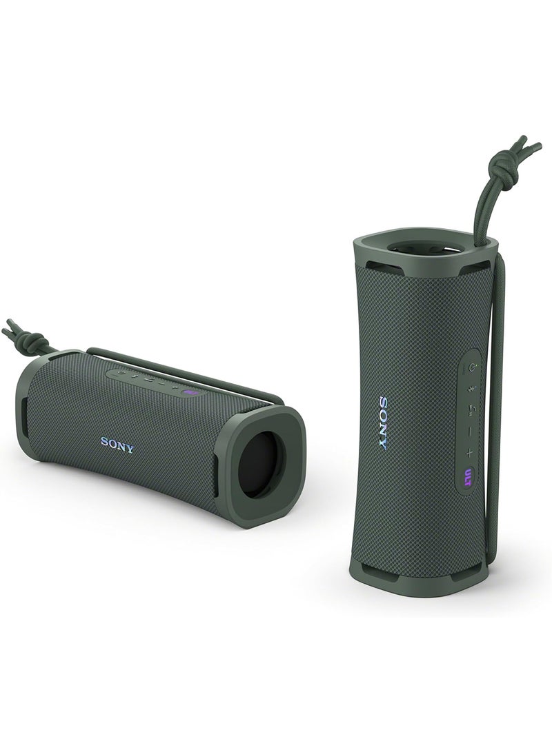 ULT Field 1 Wireless Ultra Portable Bluetooth Compact Speaker, IP67 Waterproof, Dustproof, Shockproof with Enhanced Bass, 12 Hour Battery and Detachable Strap, UAE Model, 2024 Forest Grey