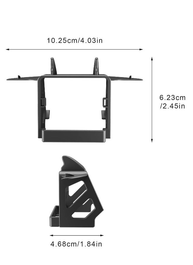 Battery Anti-Release Buckle for DJI Avata, Battery Protection Holder, Low-Air Resistance Rear Wing Tail Fin Fixed Stabilizer, Battery Anti-Release Accessories