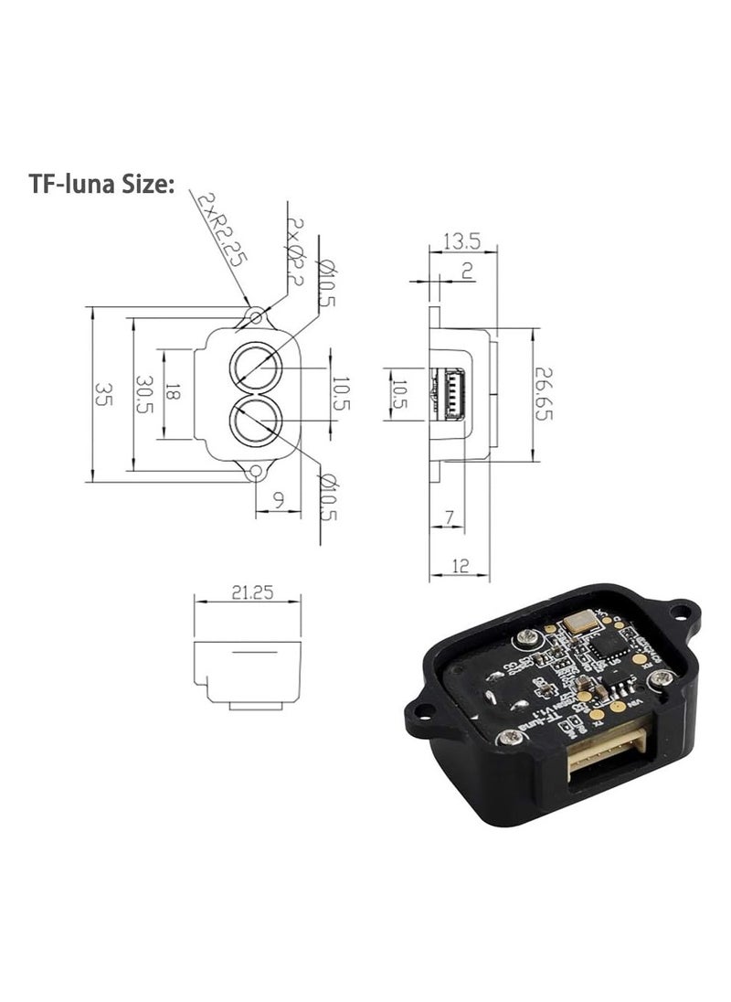 TF-Luna Range Finder Sensor Module