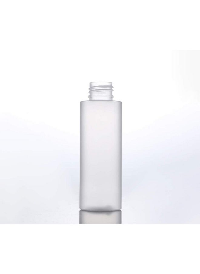 3Pcs Clear Empty Frosted Glass Lotion Pump Bottle With Golden Acrylic Cover Reusable Storage Vial Sample Packing Dispenser Container For Storing Facial Cleanser Essence Liquid Foundation(60Ml/2Oz)