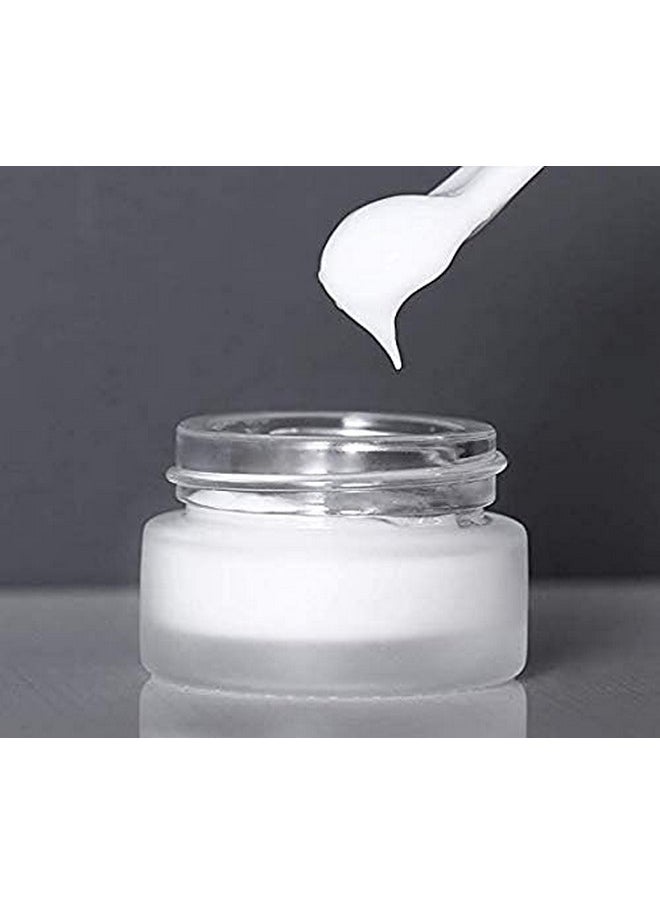 100G 100Ml Frosted Glass Cream Jar Cosmetic Container With Inner Liners And Natural Bamboo Lids Refillable Straight Sided Glass Cosmetic Jars Travel Toiletries Bottle Sample Jars For Lotion Cream