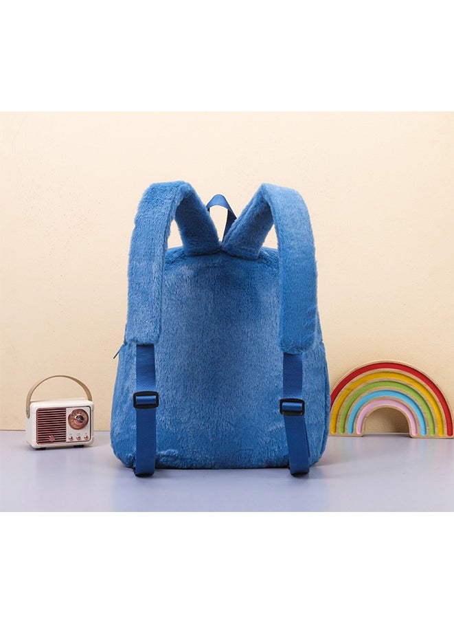 New Stitch Plush Bag,Children's Backpack, Anime Lilo & Stitch Backpack for Girls Boys Or Adult, Adorable Animal Cartoon Design for School, Travel, and Everyday Use (尺寸:31*40*12cm )