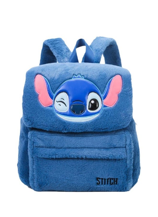 New Stitch Plush Bag,Children's Backpack, Anime Lilo & Stitch Backpack for Girls Boys Or Adult, Adorable Animal Cartoon Design for School, Travel, and Everyday Use (尺寸:31*40*12cm )