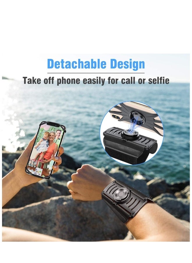 Running Armband, 360° Rotatable Wristband Mobile Phone Holder for Jogging (iPhone 11 Pro Max,/11/Xs/X/8 Plus/7/6, Galaxy S20/S10/S10e/S9, Android Works Well)