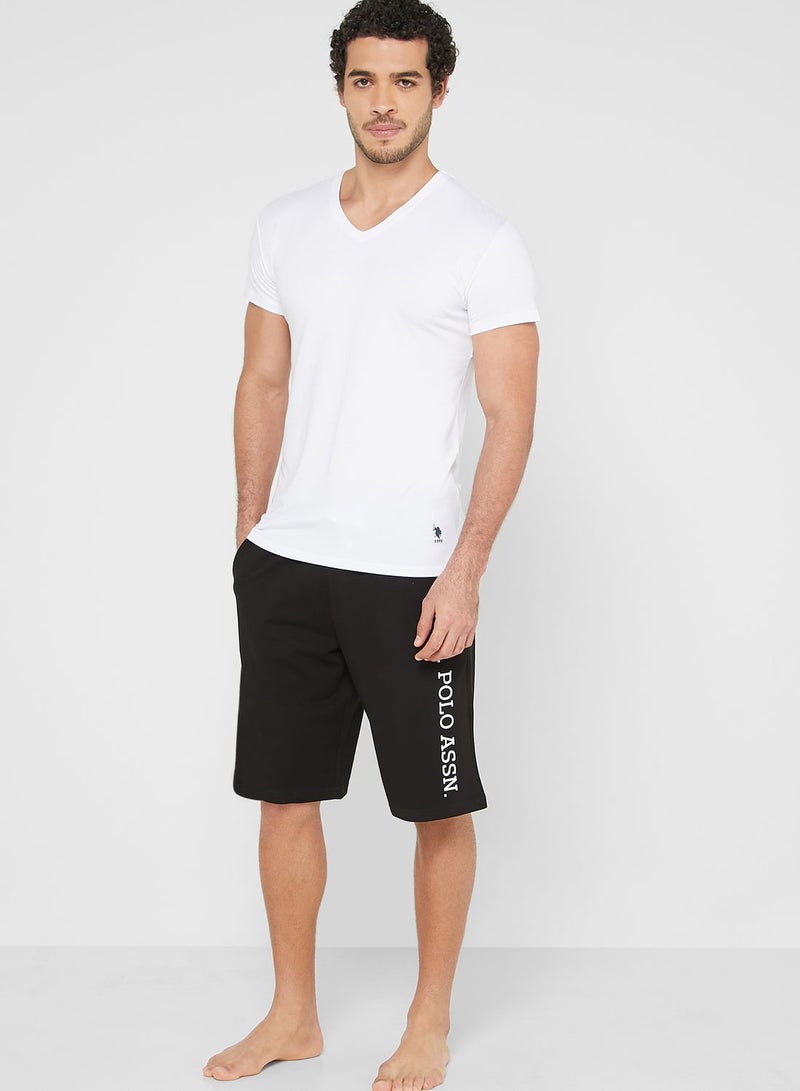 Drawstring Shorts Black