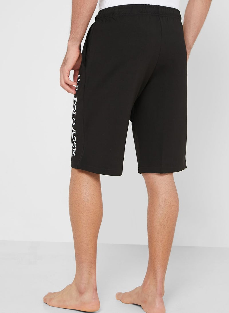 Drawstring Shorts Black