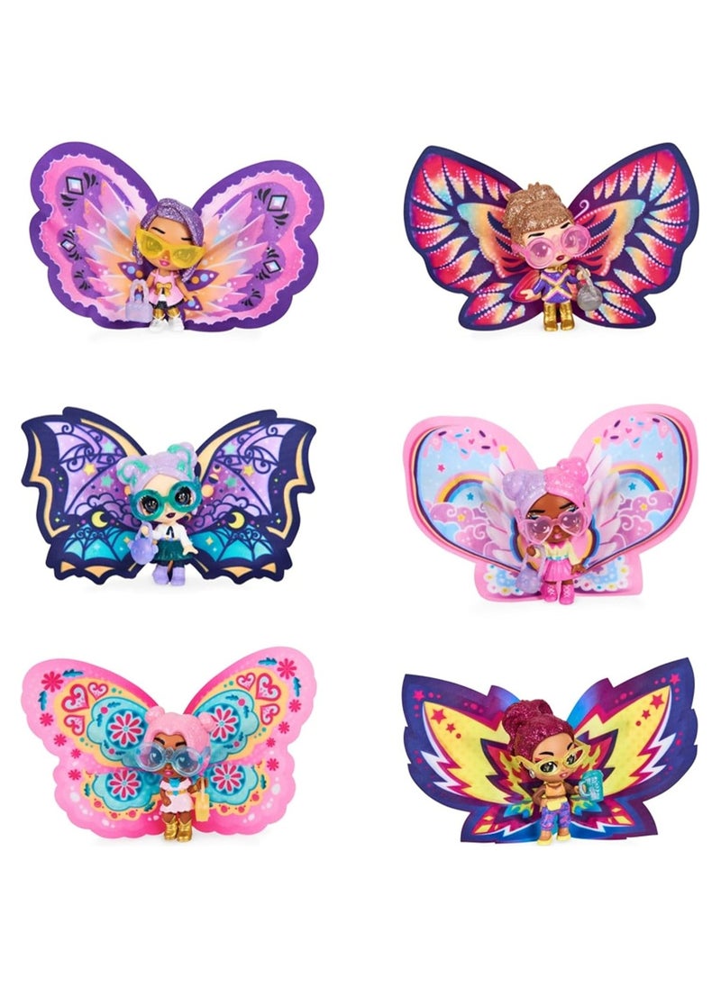 Hatchimals Pixies, Wilder Wings Pixie with Fabric Wings and 2 Accessories (Styles May Vary)