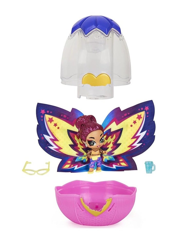 Hatchimals Pixies, Wilder Wings Pixie with Fabric Wings and 2 Accessories (Styles May Vary)