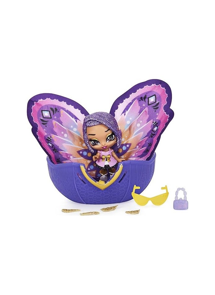 Hatchimals Pixies, Wilder Wings Pixie with Fabric Wings and 2 Accessories (Styles May Vary)