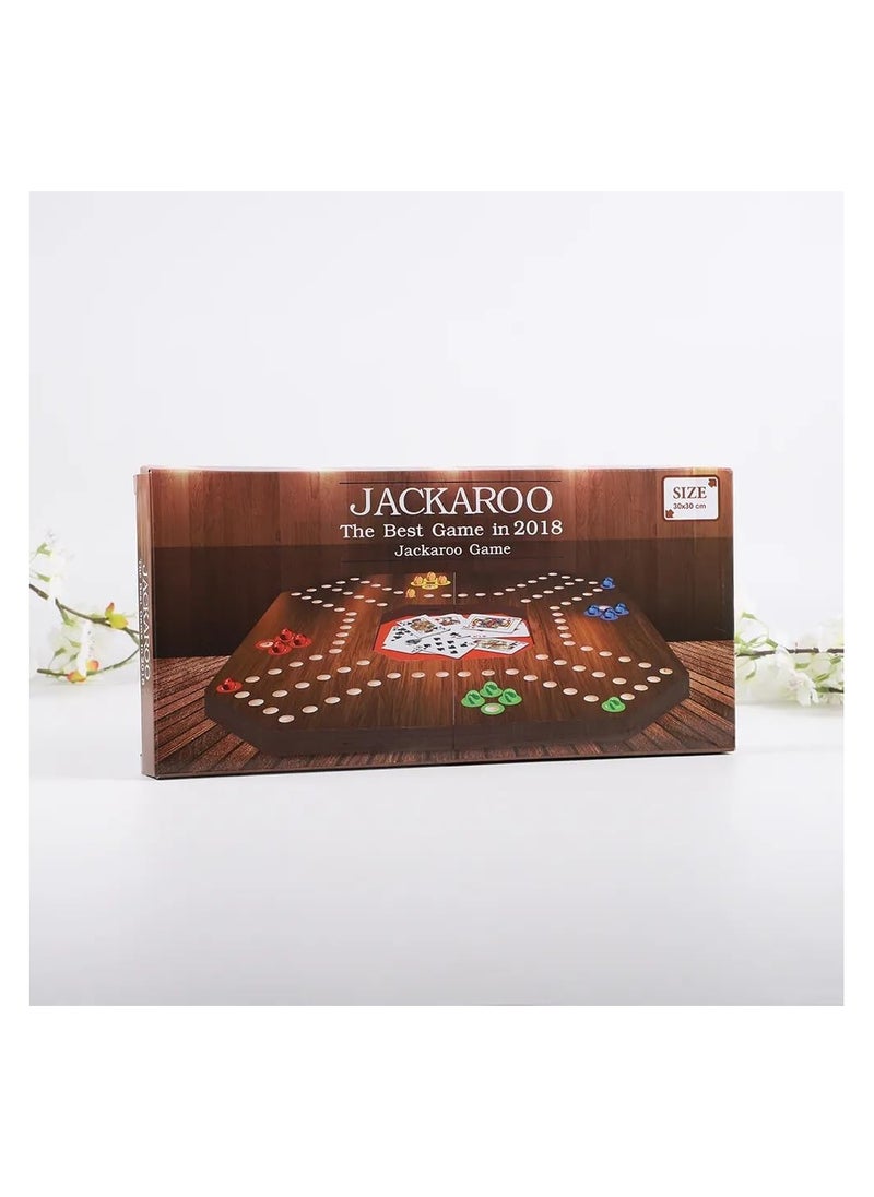 Jackaroo Board Game Interactive Family Fun, 45x45 cm, Classic Card Game and Board Game for Adults & Kids – Ideal for Family Games, Board Games for Adults, Games for Kids, and Games for Families