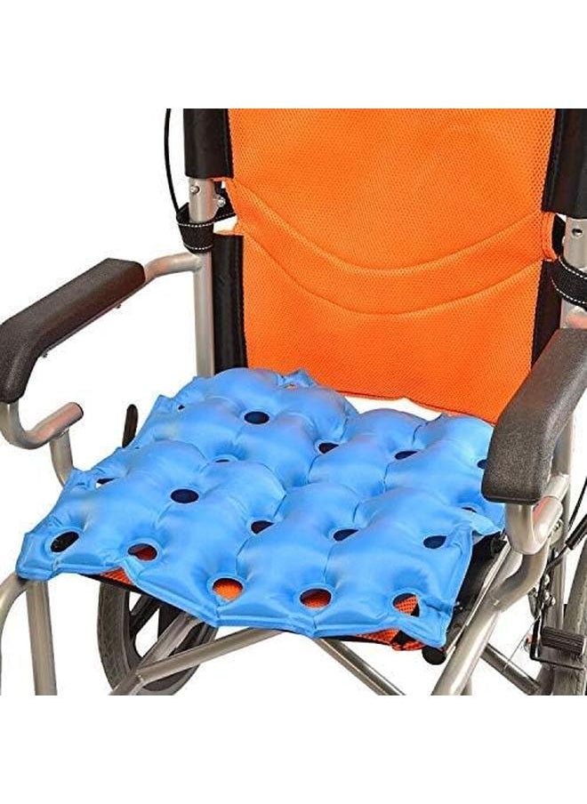 bluejw Waffle Cushion for Pressure Sores Chair - Bed Sore Cushions for Butt for Elderly - Pressure Sore Cushions for Sitting in Recliner - Inflatable Seat Cushion for Pressure Relief