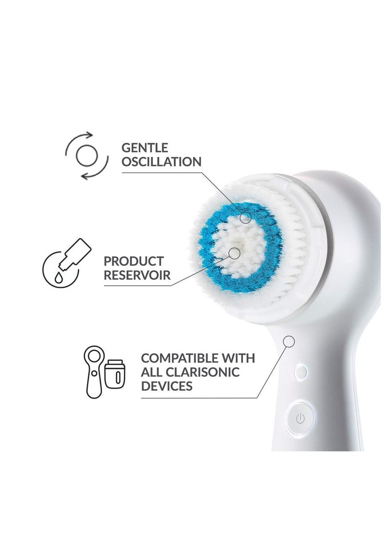 Clarisonic Facial Cleansing Brush Head Replacements,Deep Pore, Compatible with Mia 1, Mia 2,Gentle enough for daily use