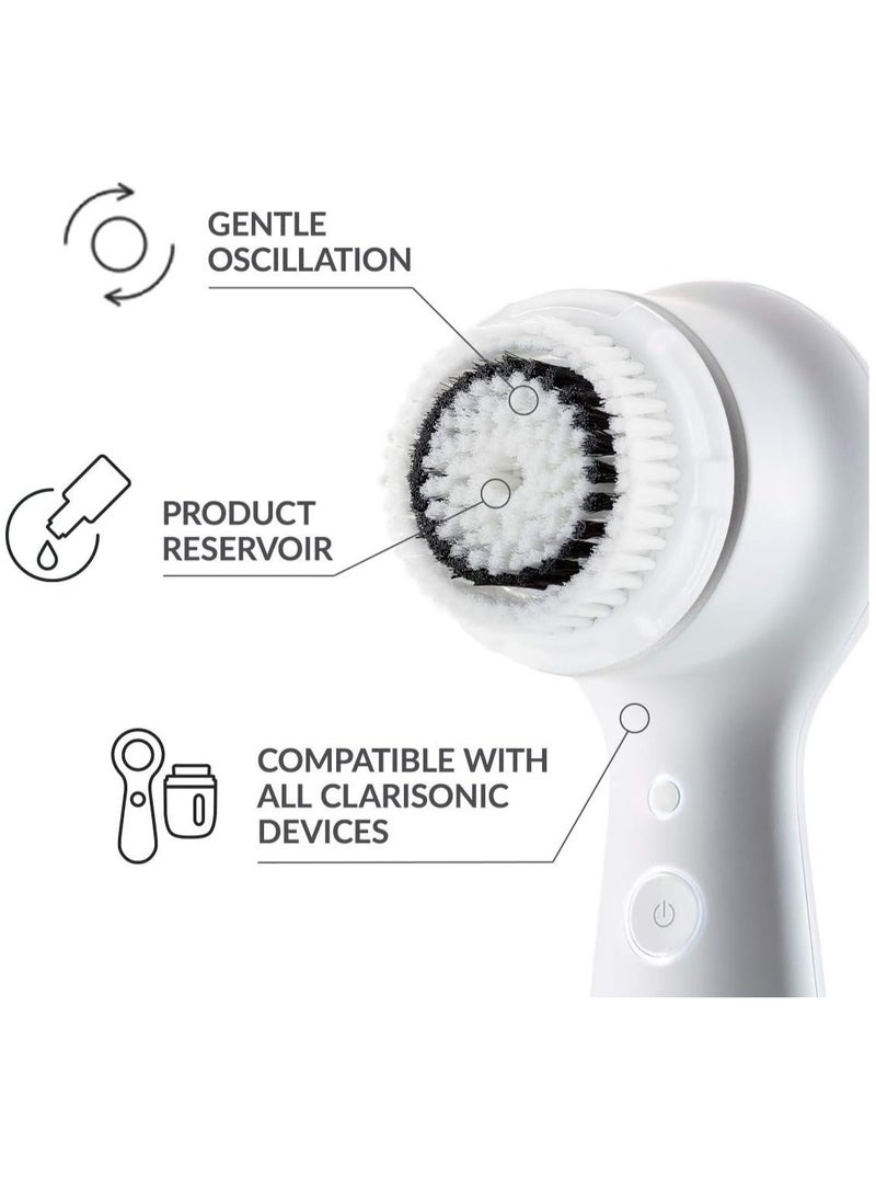 Clarisonic Delicate Facial Cleansing Brush Head Replacement Compatible with Mia 1, Mia 2, Mia Fit, Alpha Fit, Smart Profile Uplift and Alpha Fit X, 2 Count