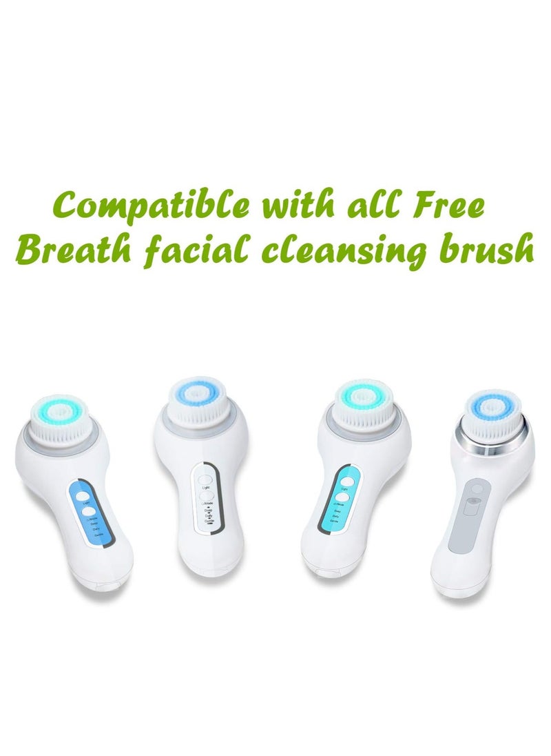 Facial Cleansing Brush Head Replacement Soft Facial Cleansing Brush Head for All J02 and J03 Models (2 Pack)