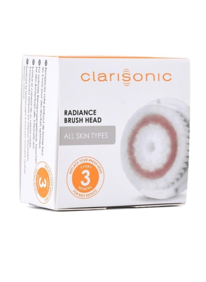 Clarisonic Radiance Facial Cleansing Brush Head Replacement | Compatible with Mia 1, Mia 2, Mia Fit (1Count)