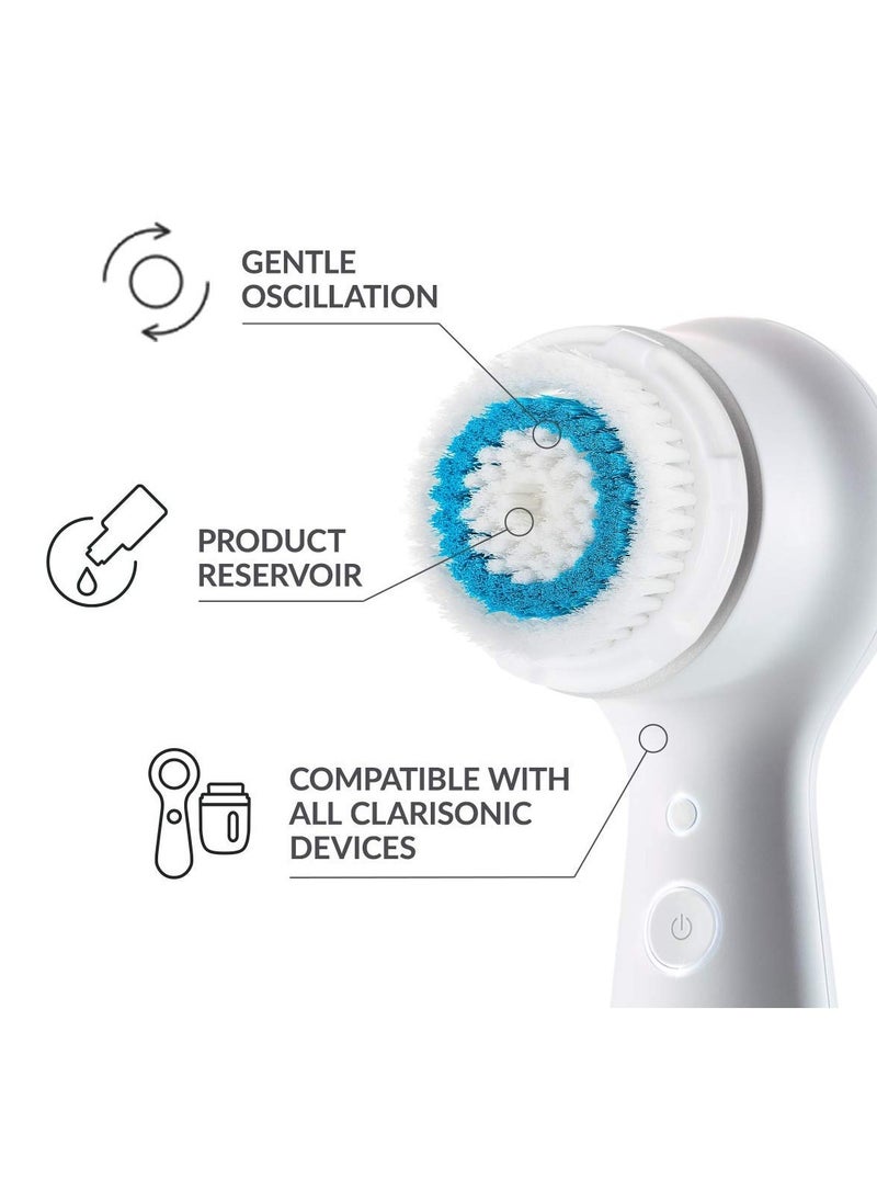 Deep Pore Facial Cleansing Brush Head Replacement | Compatible with Mia 1, Mia 2, Mia Fit, Alpha Fit, Smart Profile Uplift and Alpha Fit X, 1 Pack