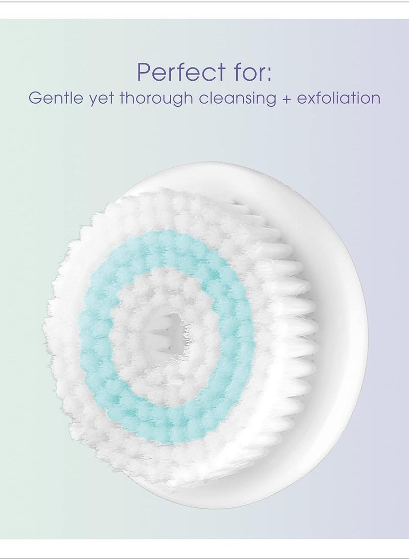 True Glow by Conair Facial Cleansing Brush Replacement Heads - Face Brush Replacement Heads - Use with Model SFB and SFB3