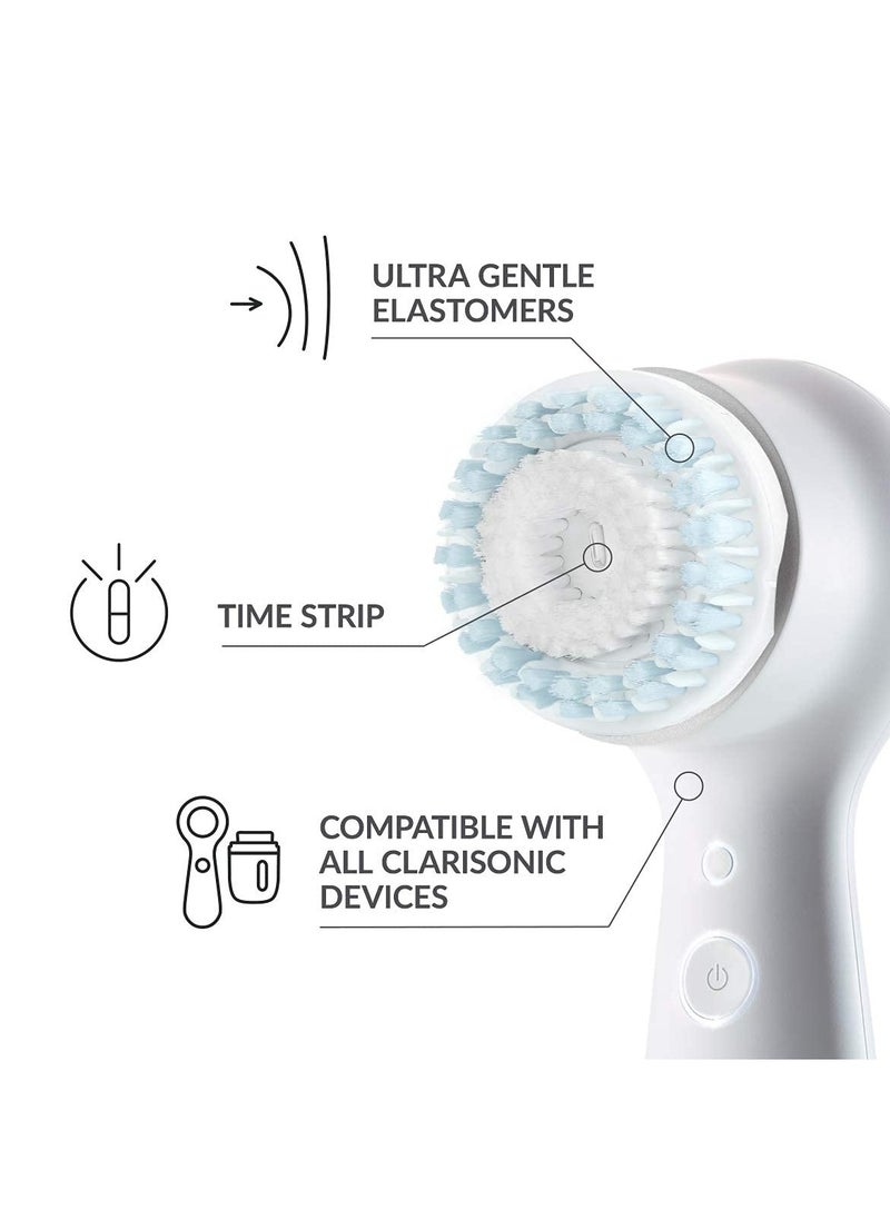 New Sensitive Replacement Facial Cleansing Brush Head for Clarisonic Mia 1, Mia 2, Mia Fit, Alpha Fit, Smart Profile Uplift, 1 Count