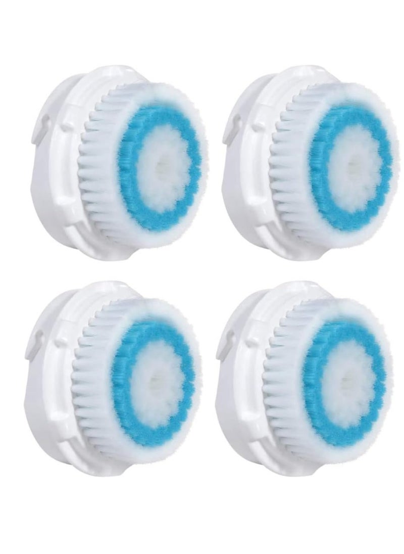 Compatible Replacement Facial Cleansing Brush Heads (4-Pack)