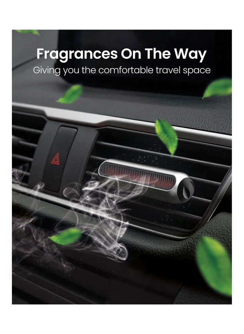 Moxedo Aromatherapy Car Diffuser Clip Perfume Air Freshener Long Lasting Fragrance with Aroma Oil for Car Air Vent