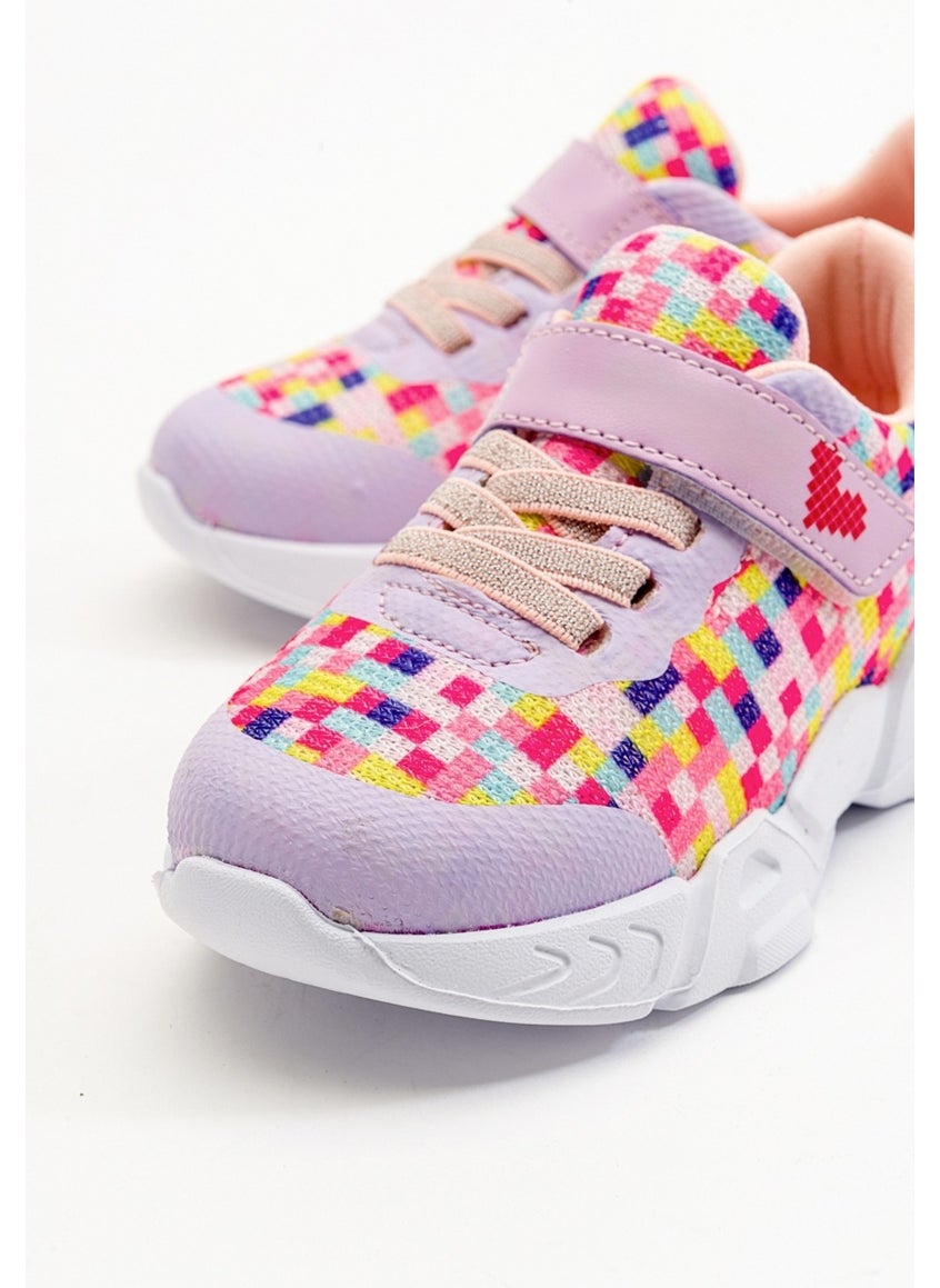 Girls Lilac Lightweight Sneakers