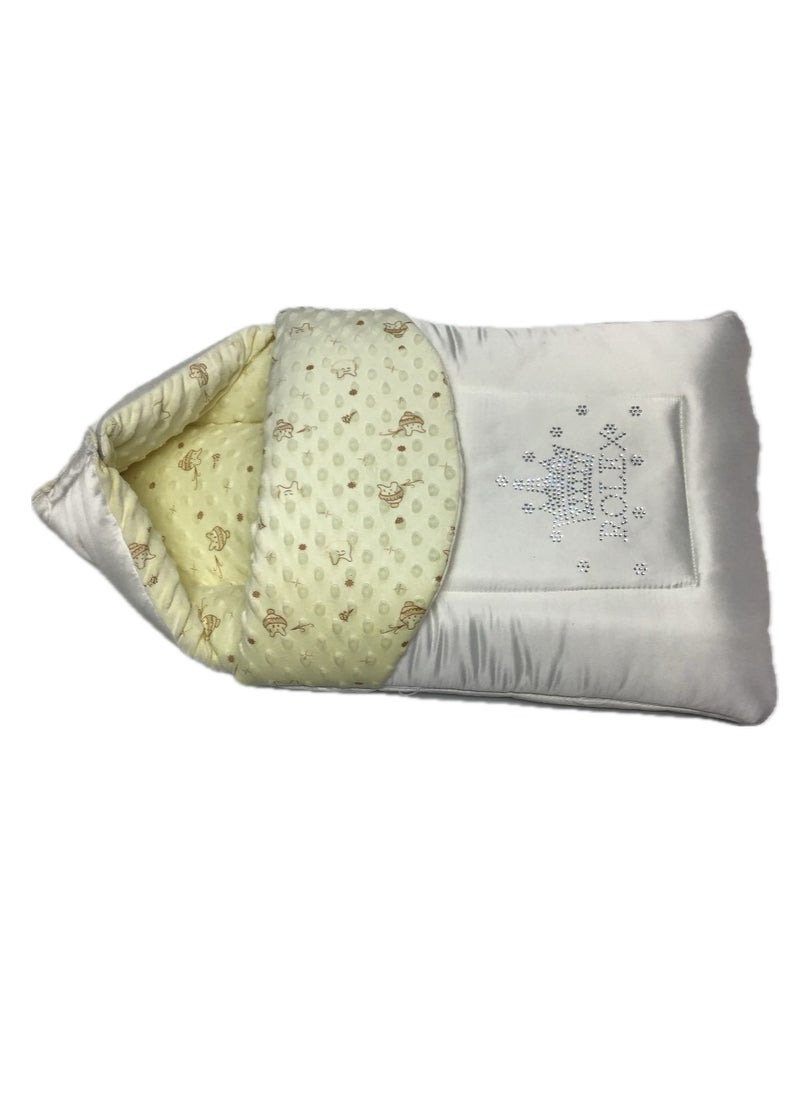 Glamour Satin Baby Sleeping Bag with Embedded Stones comforter bag for sleeping solution