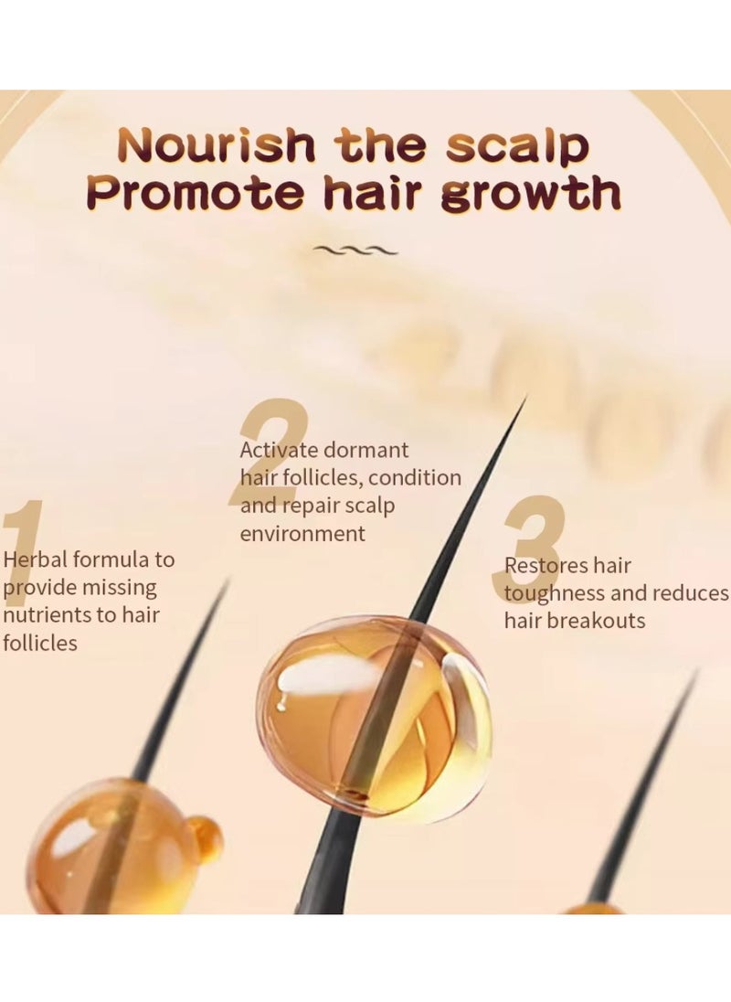 350ml Castor Oil Hair Growth Shampoo for Dry and Damaged Hair Growth and Increase Thickness Anti Hair Loss Shampoo Strengthens Hydrates Prevent Breakage of Hair Castor Oil Shampoo