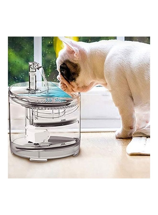 Automatic Pet Drinking Water Fountain Clear