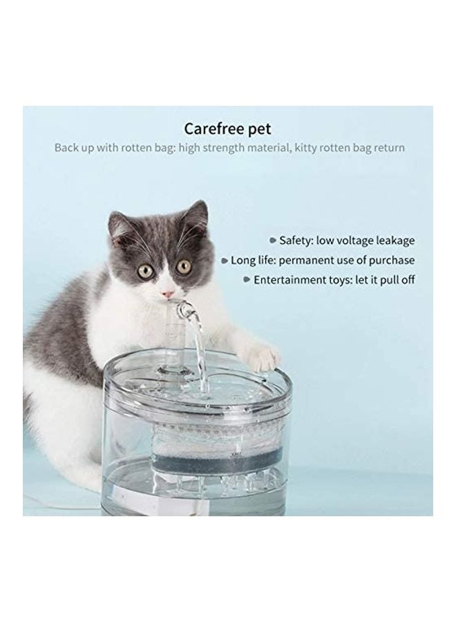 Automatic Pet Drinking Water Fountain Clear