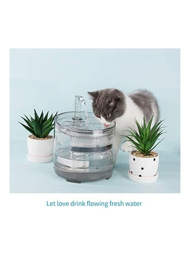 Automatic Pet Drinking Water Fountain Clear