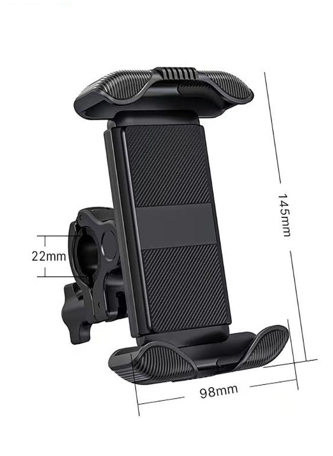 Bike Phone Holder, Motorcycle Phone Mount - Motorcycle Handlebar Cell Phone Clamp, Scooter Phone Clip for iPhone 15 Pro Max Plus, 14 Pro Max, S23 S24 Ultra, 4.7-6.8