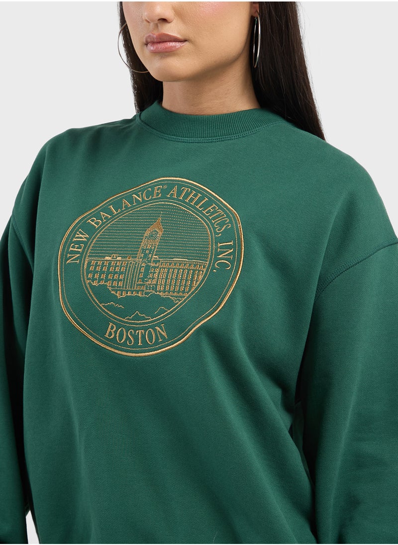 Athletic Boston Sweatshirt