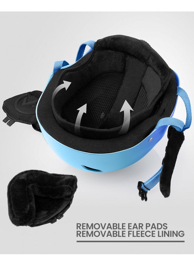 OutdoorMaster Kelvin Ski Helmet - Snowboard Helmet for Men, Women & Youth (Gradient Blue,M)
