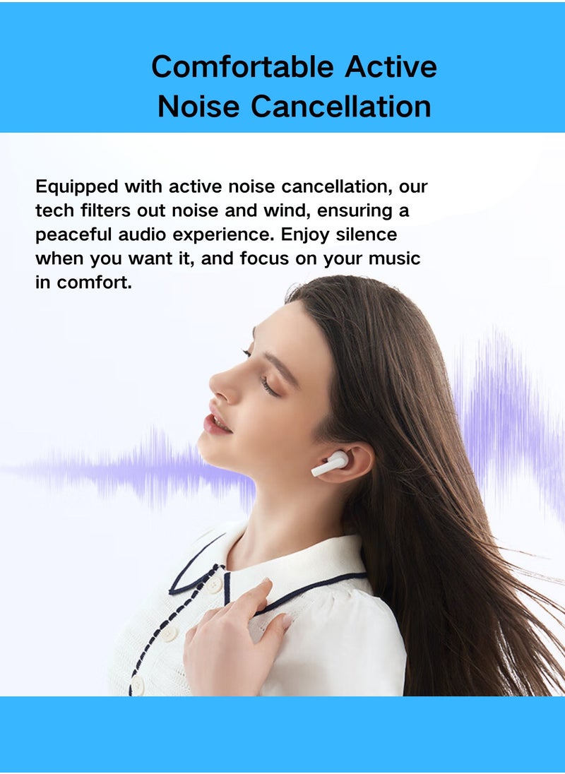 X7 Lite Wireless Earbuds - Noise Cancelling, Hi-Fi Audio, 24-Hour Battery, Fast Charging, Waterproof, Bluetooth 5.0 for Sports, Travel, and Work