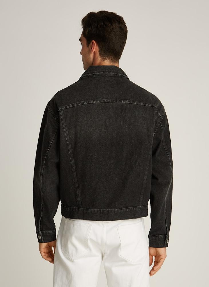 Button Detail Denim Jacket